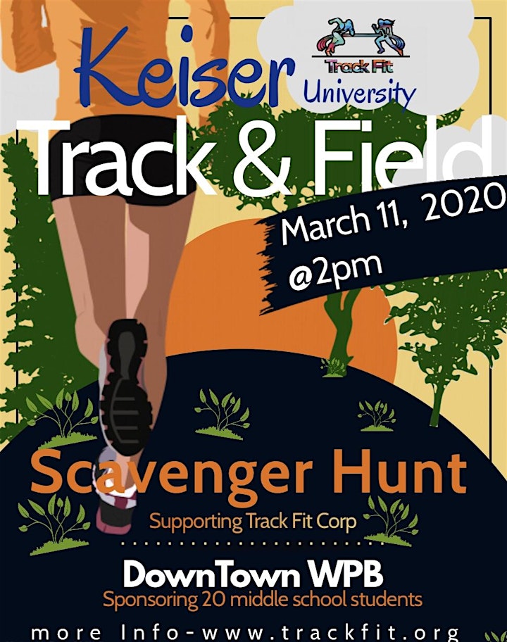 Keiser University Track & Field Scavenger Hunt image