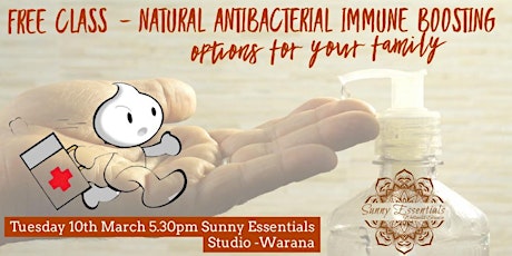 Free Class - Natural Antibacterial Immune Boosting Options & Recipes primary image