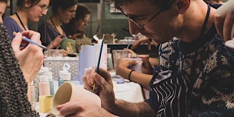 Pottery Painting - Tuesday Late Night BYOB Session tickets