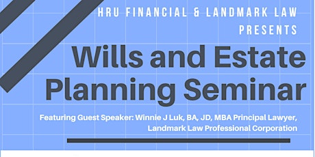 Wills and Estate Planning (Legal Education Webinar) primary image