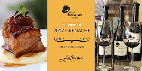 Grenache Release Gala and Exotic Italian Dinner Celebration  primary image