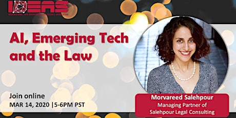 Online Webinar - AI, Emerging Tech and the Law
