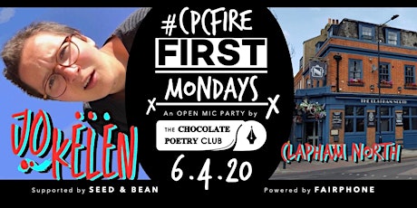 POETRY - #CPCFIRE CLAPHAM Open Mic Fire // Every First Monday primary image