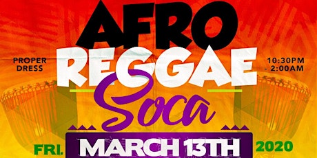 March Fridays invades Strictly Reggae EDITION guest list VIP Guest list primary image