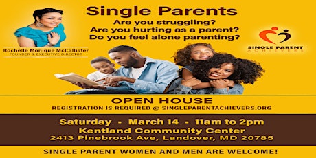 Single Parent Achievers Open House Registration primary image