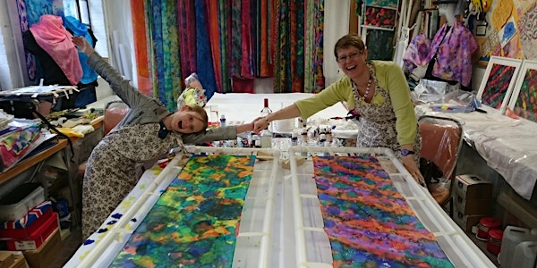 Freestyle Painted Silk Scarf Course