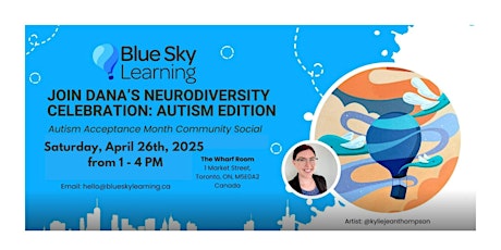 Image principale de Dana's Neurodiversity Celebration: Autism Social (2nd Edition!)