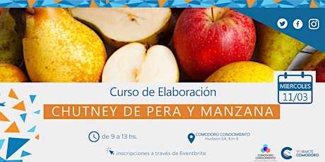 Curso: Elaboración de Chutney de Pera y Manzana.