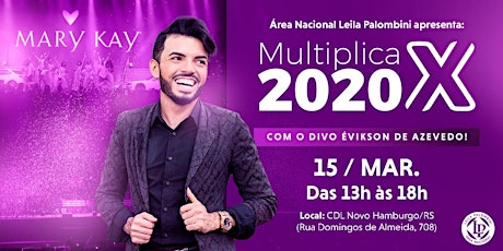 Imagem principal do evento Multiplica 2020 com Evikson Azevedo