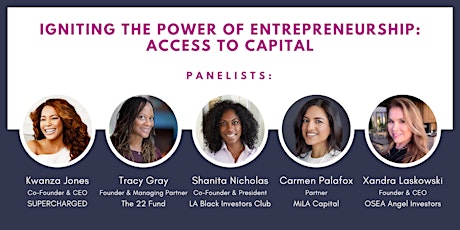 Igniting the Power of Entrepreneurship: Access to Capital primary image