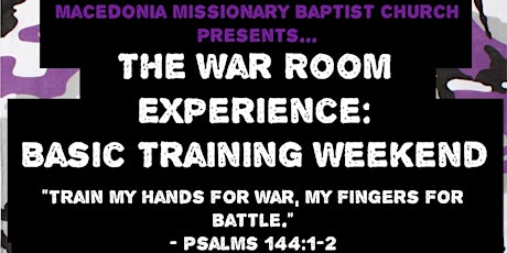 War Room Experience Basic Training Weekend  Postponed   primary image