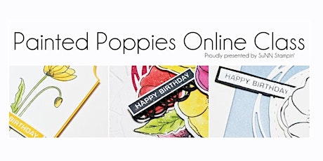 Painted Poppies Online Card Class $80.95 CAD + Tax  primary image