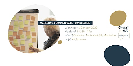 Primaire afbeelding van Marketing en communicatie met impact - Lunchsessie