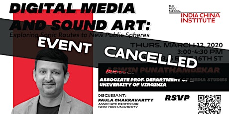 CANCELLED:  Digital Media and Sound Art primary image
