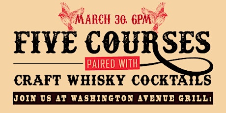 5 Courses & Craft Whisky Cocktail Pairings primary image