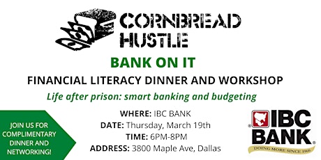 Bank On It: Cornbread Hustle Financial Literacy Workshop primary image