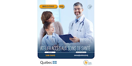 Image principale de Atelier Accès aux soins de santé
