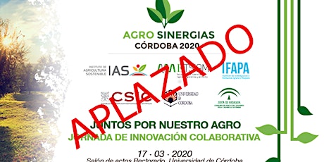 Imagen principal de APLAZADA JORNADA AGROSINERGIAS CÓRDOBA 2020