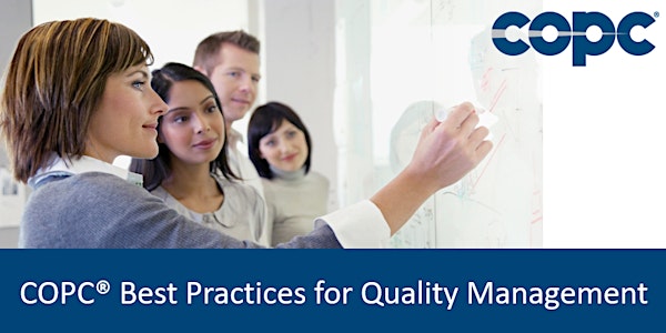 COPC® Best Practices for Quality Management