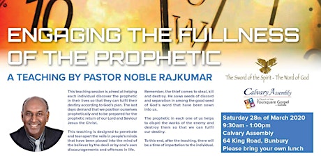 Engaging the Fullness of the Prophetic  primary image