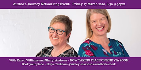 Author's Journey Networking Event - THIS EVENT IS NOW TAKING PLACE ONLINE primary image