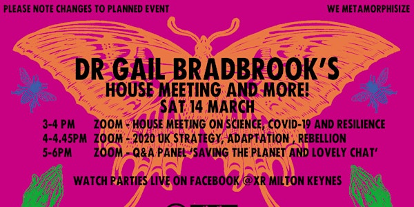 Dr Gail Bradbrook - Housing meeting & More [Zoom webinars 3pm, 4pm & 5pm]