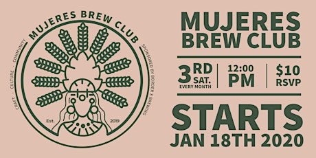 Mujeres Brew Club- Los Angeles Sponsored by Border X Brewing  primary image