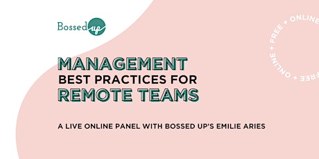 Management Best Practices for Remote Teams primary image