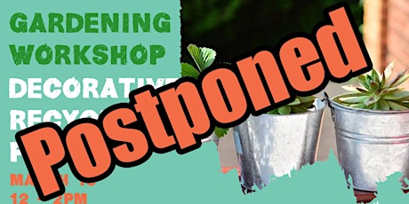 Decorative Recycled Pots Workshop- CANCELLED primary image