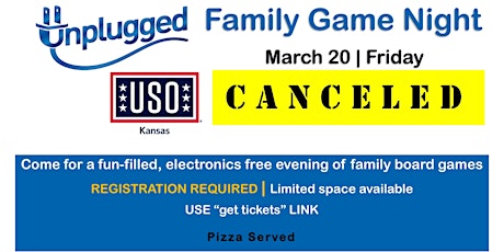 CANCELED | Unplugged Family Game Night | MARCH 20 primary image