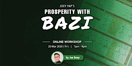 Joey Yap's Prosperity with Bazi by Joe Boey primary image