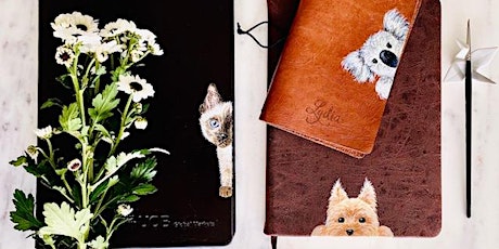 Marquage Workshop - Baby Animals on Leather Journal primary image