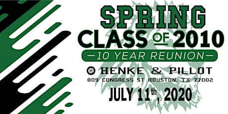 Spring Class of 2010's 10 Year Reunion
