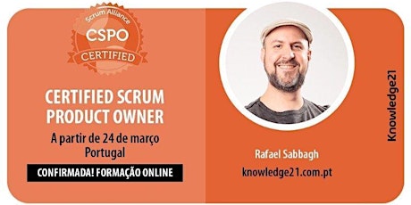 Imagem principal de Certified Scrum Product Owner® CSPO (24 a 27 de Março - Online/Portugal)