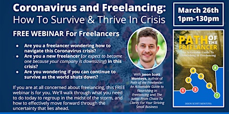 Coronavirus and Freelancing: How To Survive & Thrive In Crisis primary image