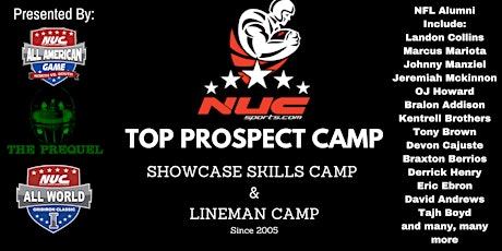 NUC Top Prospect Football Camp | Atlanta, GA | July 18th & 19th, 2020 primary image