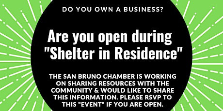 OPEN during "Shelter in Residence" primary image