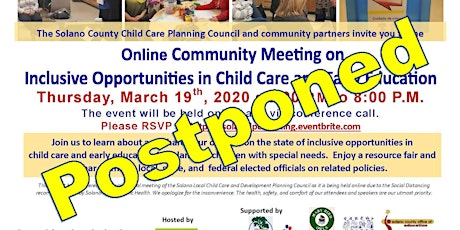 Community Forum: Inclusive Opportunities in Child Care and Early Education