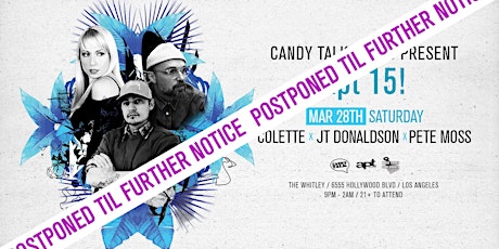 Hauptbild für apt 15 YEAR CELEBRATION w / Colette, JT Donaldson & Pete Moss