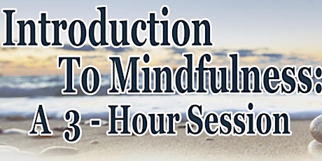 (ONLINE) Introduction To Mindfulness:  A 3-Hour Session