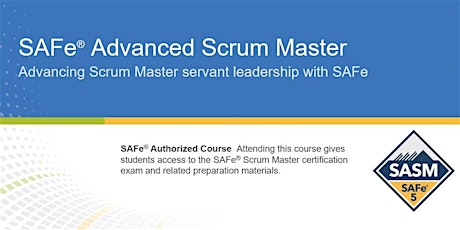 SAFe® Advanced Scrum Master Certification Training in Toronto, Canada  primary image