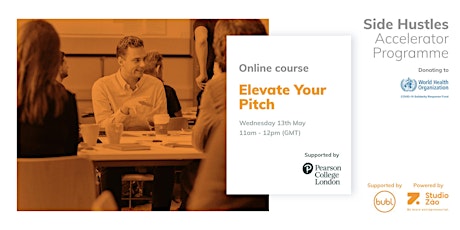 Side Hustles | Elevate Your Pitch | Online Course primary image