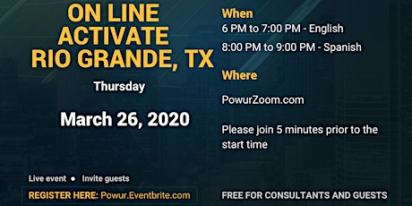 ZOOM OPPORTUNITY AND TRAINING EVENT - RIO GRANDE, TEXAS primary image