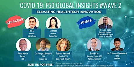 Hauptbild für COVID-19: F50 Global Insights - Elevating HealthTech Innovation