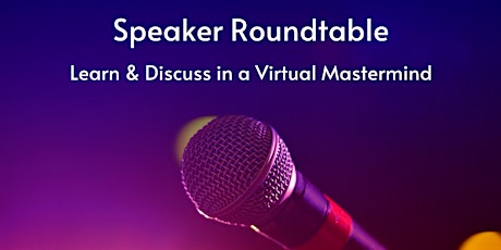 Speaker Marketing Roundtable primary image