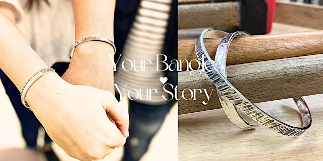 Image principale de Sterling Silver Stamped & Textured Bangle Workshop