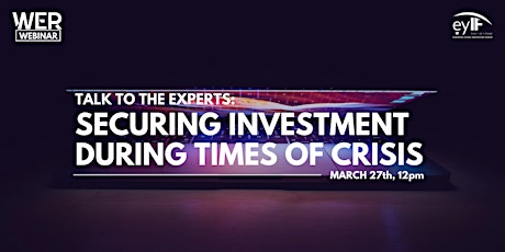 Primaire afbeelding van Talk to the Experts: Securing Investment During Times of Crisis