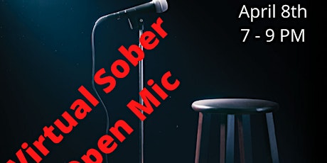 Virtual Sober Open Mic hosted by Rob Lohman of Lifted From The Rut and FREE primary image