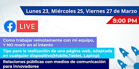 Imagen principal de Ciclo de charlas sobre: Teletrabajo, Tecnología, y Relaciones Públicas