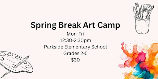 Image principale de Spring Break Art Camp